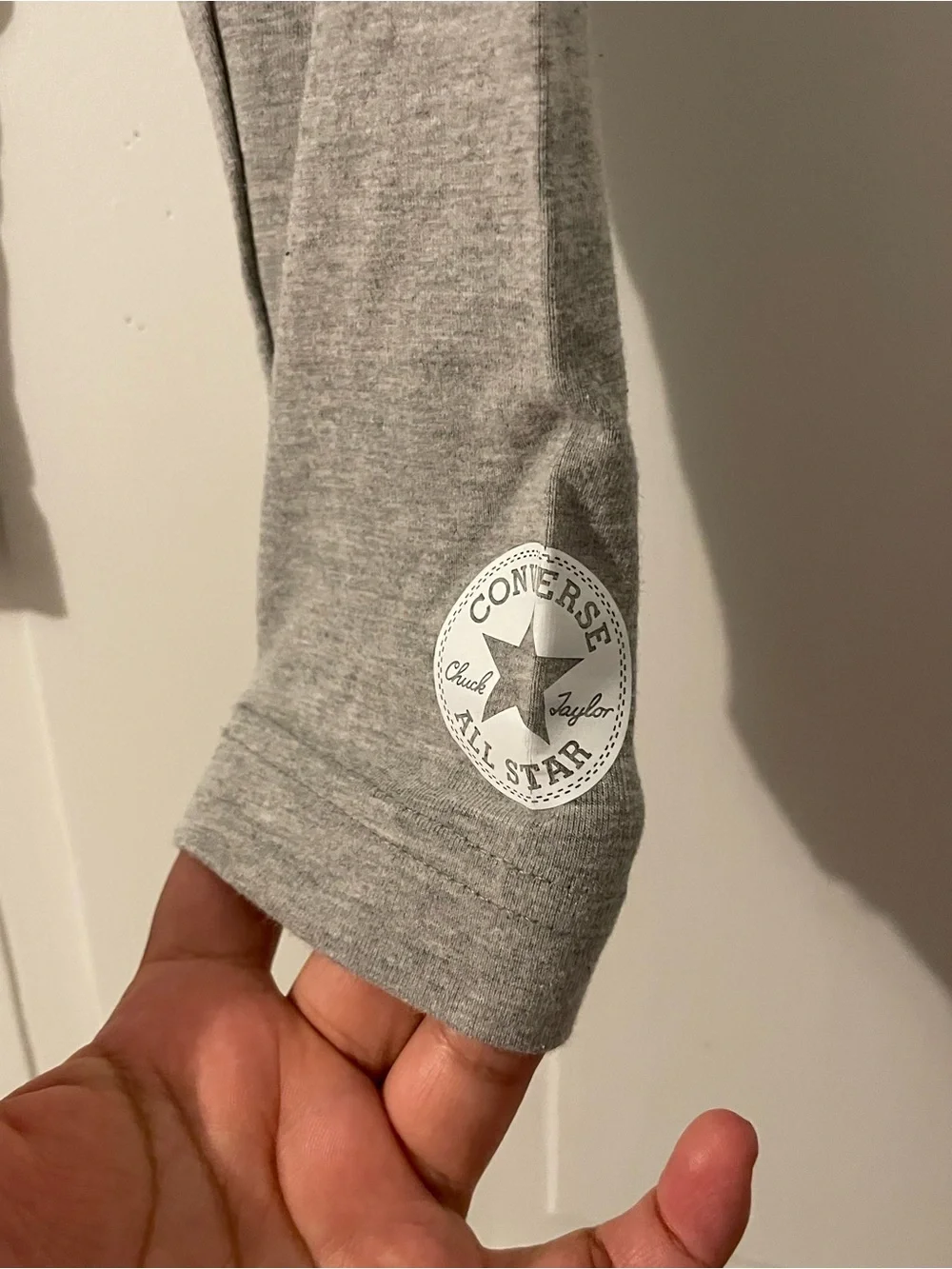 Converse Girls Grey Logo Leggings